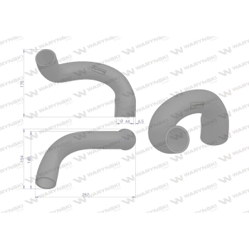 Przewód chłodnicy dolny 81805637 Waryński-91775