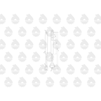 Wieszak lewy MF3 3512 MF255 ORYGINAŁ URSUS-9214