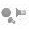Śruba kpl. płużna podsadzana D 608 M12x25 mm kl.10.9 Waryński-92376