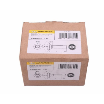 Śruba kpl. płużna podsadzana D 608 M16x45 mm kl.10.9 Waryński-92497