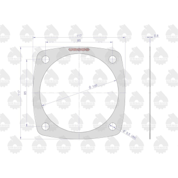 Komplet ( zestaw ) uszczelek skrzyni C-385 ORYGINAŁ URSUS-92655