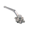 Zawór kulowy hydrauliczny 3-drogowy 3/2 M14x1.5 08L z otworami mocującymi 500 bar Waryński
