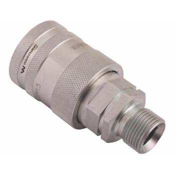 Szybkozłącze hydrauliczne gniazdo z eliminatorem ciśnienia M20x1.5 gwint zew. EURO PUSH-PULL (9100822G) (ISO 7241-A) 