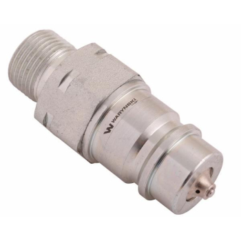 Szybkozłącze hydrauliczne wtyczka z eliminatorem ciśnienia M20x1.5 gwint zew. EURO (9100822W) (ISO 7241-A) Waryński-