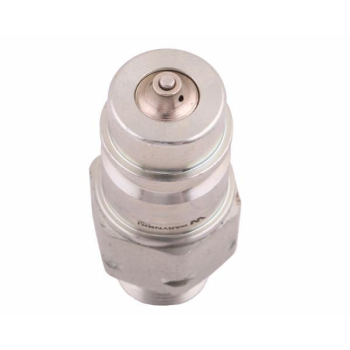 Szybkozłącze hydrauliczne wtyczka z eliminatorem ciśnienia M20x1.5 gwint zew. EURO (9100822W) (ISO 7241-A) Waryński-