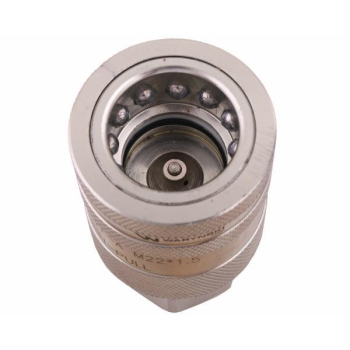 Szybkozłącze hydrauliczne gniazdo z eliminatorem ciśnienia M22x1.5 gwint wew. EURO PUSH-PULL (ISO 7241-A) Waryński-9
