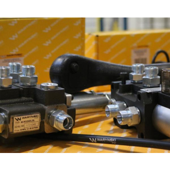 Zestaw: Rozdzielacz 2-sek. + Elektrozawór + Joystick z przyciskiem + Elementy złączne + Linki na kulkę stalową 1500