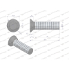 Śruba kpl. płużna dwunoskowa M12x50 mm kl.12.9 Waryński-93213