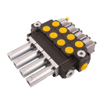 Rozdzielacz hydrauliczny 4-sekcyjny max przepływ 40L sterowany linkami Waryński-93359