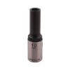 Nasadka sześciokątna 1/2". 10 mm. długa. CrV50BV30. DIN 3124. Waryński