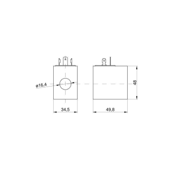 Cewka rozdzielacza 50L 24V, 37W.-9389