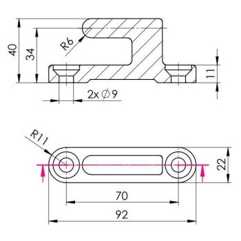 Zawias ZR-90 rozłączny 90 zastosowanie przyczepka SPP-94147