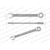 Klucz płasko-oczkowy 16 mm z grzechotką 72 zęby standard ASME B107-2010 Waryński-94592