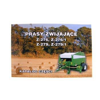 Katalog prasa zwijka Z-276,Z-276/1,Z-279,Z-279/1