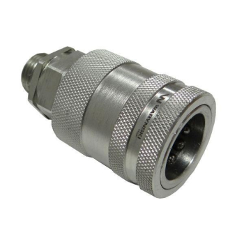 Szybkozłącze hydrauliczne gniazdo M18x1.5 gwint zewnętrzny EURO PUSH-PULL (9100818G) (ISO 7241-A) Waryński (opakowan