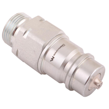 Szybkozłącze hydrauliczne wtyczka M22x1.5 gwint zewnętrzny EURO (9100822W) (ISO 7241-A) Waryński (opakowanie 50szt)-