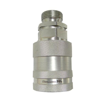 Szybkozłącze hydrauliczne gniazdo M22x1.5 gwint zewnętrzny EURO PUSH-PULL (9100822G) (ISO 7241-A) Waryński (opakowan