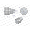 Komplet - zawór wtyczka M22x1.5 skręcane (50490030) z gwintowaną pokrywą/osłoną aluminiową Waryński-94815