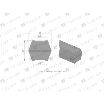 Pas klinowy Hard-Belt (T-653380.0) AP1001032 do CLAAS 653380.0 TEGER-95063