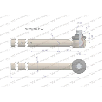 Przegub kierowniczy 3223996R1 WARYŃSKI-95099