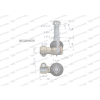 Przegub kierowniczy M22x1.5 86502995 WARYŃSKI-95290