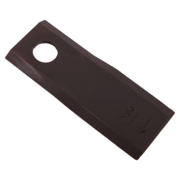 Nóż. nożyk kosiarka prawy 122x46x4mm otwór 18.25 zastosowanie 56451300 Kuhn WARYŃSKI
