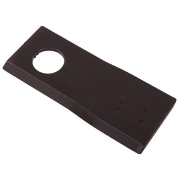 Nóż. nożyk kosiarka prawy 100x40x3mm otwór 19 zastosowanie 580290955 BCS Sipma WARYŃSKI