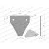 Nóż żniwny 80x76x2.8mm otwór 6.3 zastosowanie 87728905 Case-IH New Holland WARYŃSKI-96070