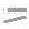 Nóż stały rozdrabniacz słomy sieczkarnia 175x40x3mm otwór 10 zastosowanie 1322233C2 525115 Dronningborg Case MF WAR