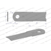 Nóż obrotowy rozdrabniacz słomy sieczkarnia 175x50x4.5mm otwór 20 zastosowanie HF44443 52900027 New Holland WARYŃSK