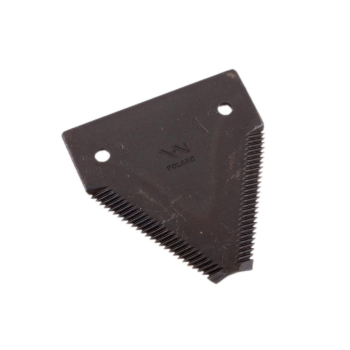 Nóż żniwny 82x76x3mm otwór 6.3 zastosowanie D44103700N Claas Massey Ferguson WARYŃSKI