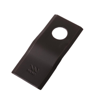 Nóż. nożyk kosiarka gięty 105x46x3mm otwór 21 zastosowanie CM120 Vicon Kverneland WARYŃSKI