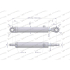 Cylinder hydrauliczny - siłownik dwustronny wspomagania CJF-50/28/200Z (sworzeń 30mm) Bizon Waryński-96326