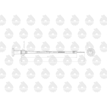 Linka - Gaszenie silnika L-915mm 1699561M91 MF 4512 ORYGINAŁ URSUS-96395