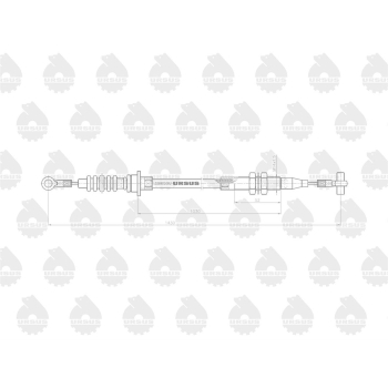 Linka - Hamulec L-1430mm 3714536M1 MF ORYGINAŁ URSUS-96415