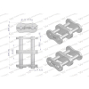 Zamek łańcucha przemysłowego Z20AH-2 ANSI A 100H  Waryński-96898