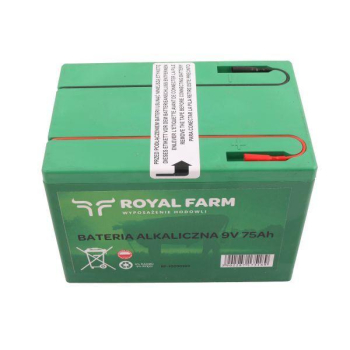 Bateria alkaliczna 75Ah 9V ROYAL FARM 201031002 do ECOSTOP-97121