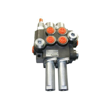 Rozdzielacz hydrauliczny dwusekcyjny (2) 40L sterowany joystickiem (na linki)-9727