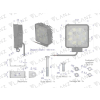 Lampa robocza kwadratowa 27W 9 LED GLANZ-97587