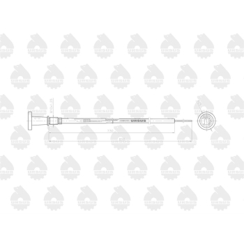 Linka - Gaszenie silnika L-850mm 1874438M1 MF ORYGINAŁ URSUS-97578