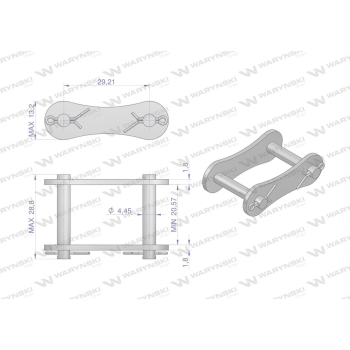 Zamek łańcucha S32 Waryński-97977