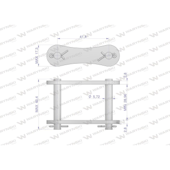 Zamek łańcucha S55 Waryński-98049