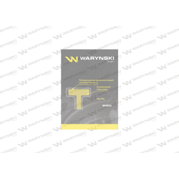 Młotek gumowy czarny lity 900 g trzonek z włókna szklanego Waryński-98105