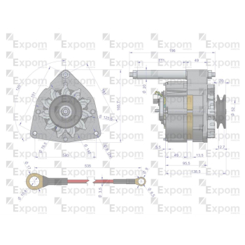 Alternator kompletny C-330 EXPOM KWIDZYN eu-98330