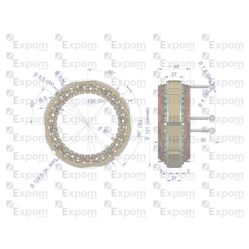 Stojan alternatora EX230000. EX260000 C-330 C-360 EXPOM KWIDZYN eu-98344