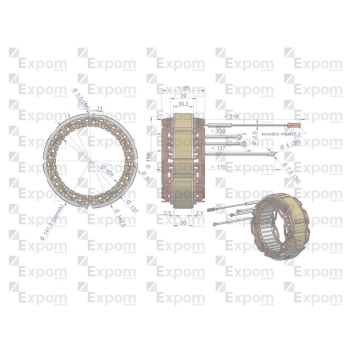 Stojan alternatora EX257000 A120 Bizon EXPOM KWIDZYN eu-98367