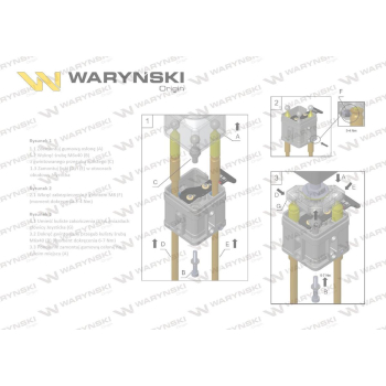 Joystick pod linki zakończone kulką bez przełącznika (bez przycisku. na kulkę. IP-6020. JOYSTIK6019) Waryński-9838