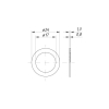 Membrana zaworu 0-104/08 do głowicy AP 0-100/09/G/3 fi 24mm Opryskiwacz-9865