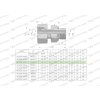 Przyłączka hydrauliczna AB  M16x1.5 10L x 1/4" BSP ED Waryński