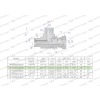 Trójnik hydrauliczny niesymetryczny calowy BBA 3/8" BSP (XEVL) Waryński